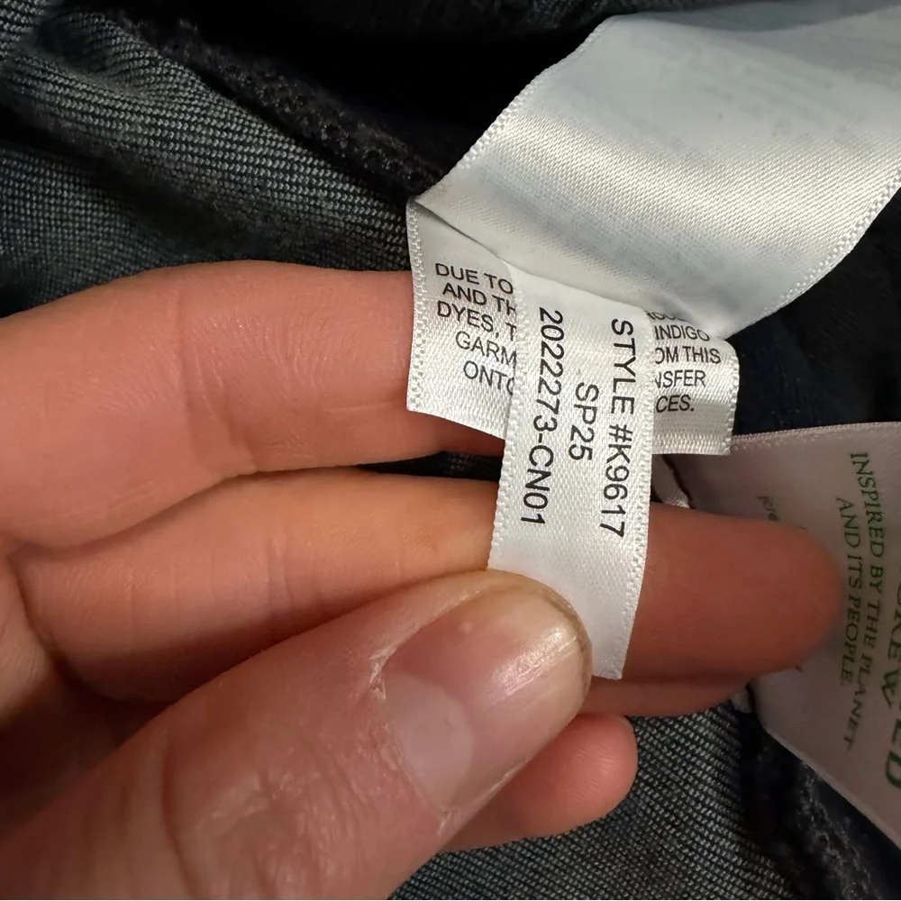J crew 484 slim fit stretch jeans deep lake wash size 34